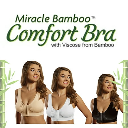 Miracle Bamboo Comfort Bra Deluxe - XL(Bust 40-43)- Set of