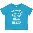 thumbnail image 3 of Inktastic Handpicked for Earth by My Mimi in Heaven with Angel Wings Boys or Girls Toddler T-Shirt, 3 of 5