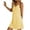 Yellow, variant on Ohufall Womens Dresses Plaid V Neck Loose Fashion Mini Dress Comfort Holiday Casual Camisole Dress