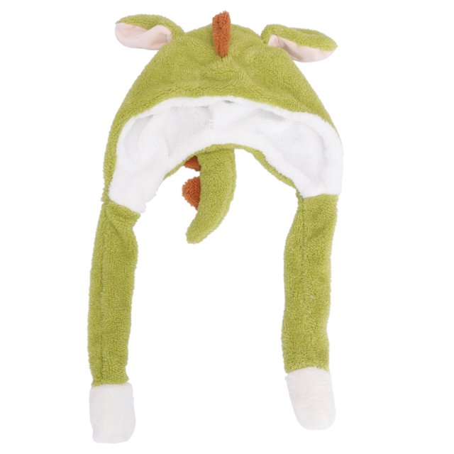 1Pc Plush Dinosaur Hat Cartoon Dinosaur Funny Plush Creative Photo Prop
