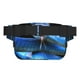 thumbnail image 3 of Fotbe Blue Viper Snake 2 Cangurera Cuadrada con Estampado de Doble Capa, Bolsa de Cintura Ajustable Mini para Hombres y Mujeres, 3 of 9