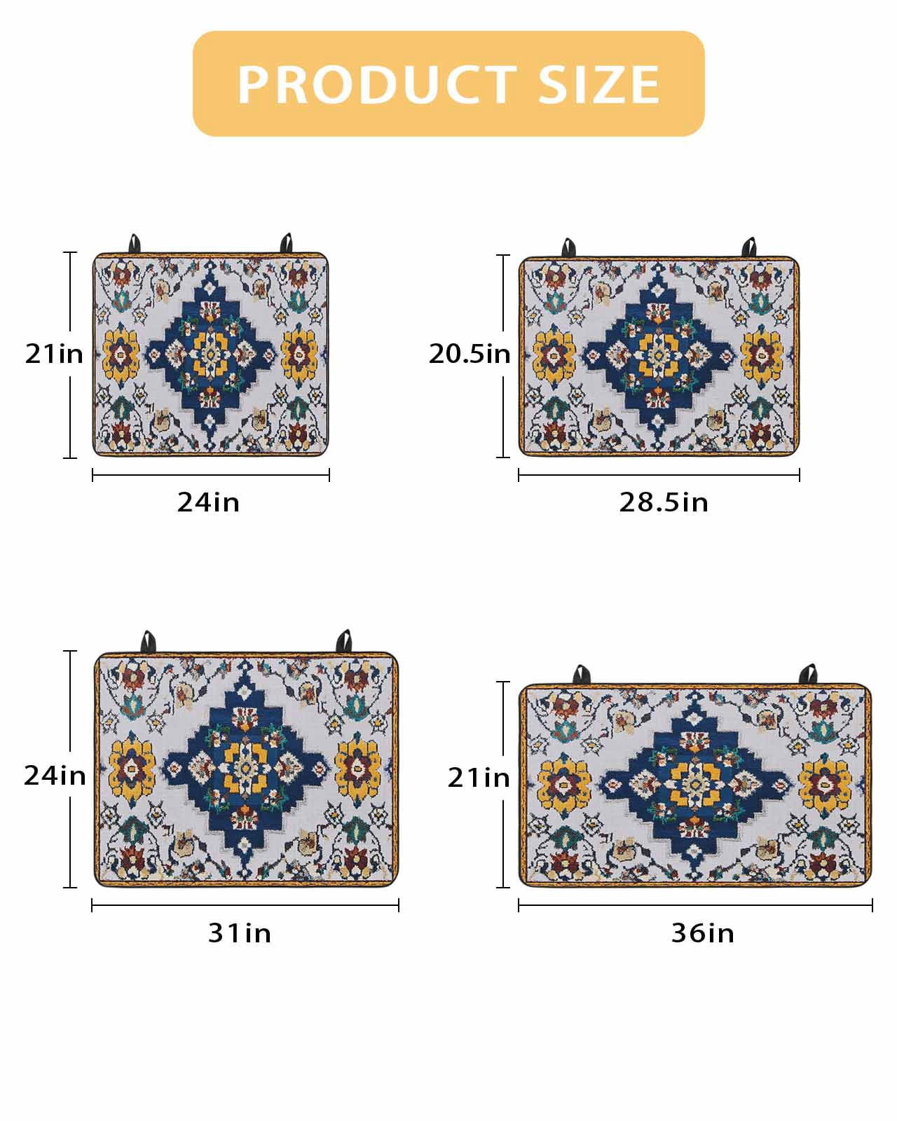nqOlkjepod Large Induction Cooktop Protector Mat 28.5"x20.5", Blue Grey Boho Stove Top Covers for Electric Stove, Retro Traditional Oriental Boho Tribal Stove Burner Cover Mats Stove Cover