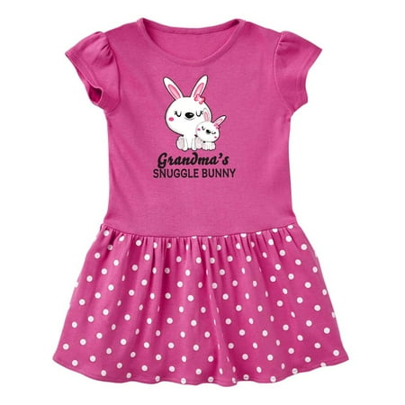 

Inktastic Grandmas Snuggle Bunny Easter Gift Toddler Girl Dress