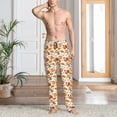 thumbnail image 4 of KLL Mens Pajama Pants for Men,Mens Lounge Pants,Funny Gifts for Men,Men's Pajama Bottoms Pumpkins -X-Large, 4 of 5
