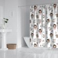 thumbnail image 2 of Fairy Princess Animal Pattern Shower Curtain 84"x72" ,Bathroom Decorative Shower Curtains Set with 12 Hooks,Modern Waterproof Washable Shower Curtain, 2 of 6