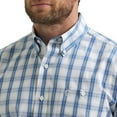 thumbnail image 3 of Wrangler Mens George Strait White Plaid Shirt, 3 of 4