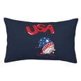 thumbnail image 1 of Fotbe Gnome 4th of July Funda de Almohada Decorativa Estilo Occidental, Lujo en Algodón, Fundas para Almohadas King, Cojín Estampado para Decoración del Hogar-16"x24", 1 of 6