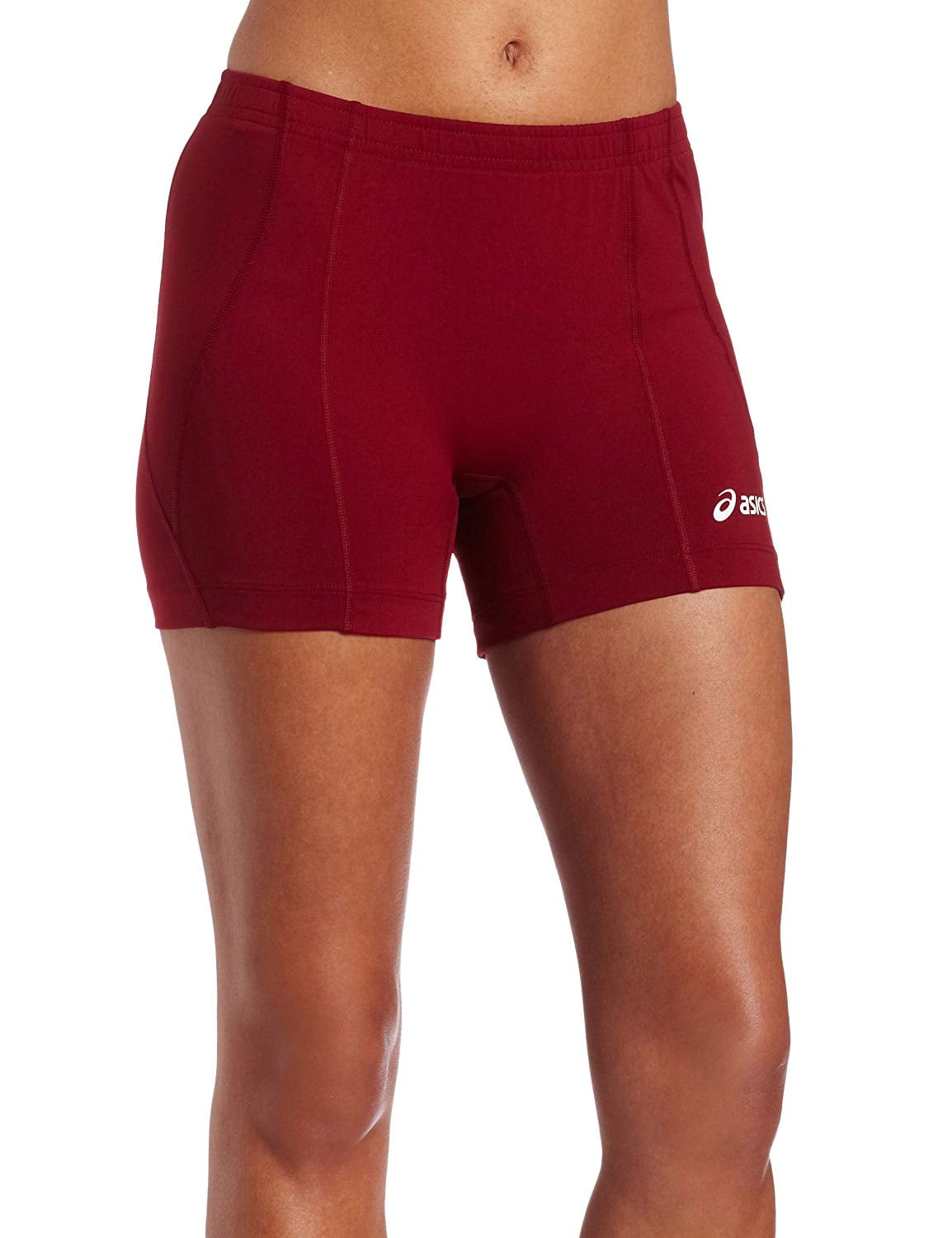 ASICS Women's Baseline Volleyball Shorts, Cardinal, Medium Walmart