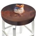 thumbnail image 3 of Naloa Fox Run On Orange Autumn Gress Meadow Round Bar Stool Cushion Cover 12-14 inch, Fits Kitchen, Office, Restaurant Chairs - {sizeName}13 inch, 3 of 7
