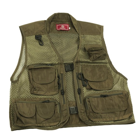 Breathable Fishing Vest,Fishing Vest MultiPocket MultiMesh Adjustable Outdoor Fishing Vest Fishing Vest Rapid Response