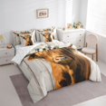 thumbnail image 3 of jejeloiu Rustic Western Farmhouse 7-Piece Bedding Comforter Set,Farm Highland Cattle King Bedding Sets,Brown Gray Bed Sheets For Kids,Breathable Home Decor Reversible, 3 of 8