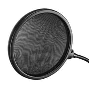 On-Stage AS800 Large-Diaphragm FET Condenser Microphone - Bundle With H&A Broadcast Arm with Internal Springs and Integrated XLR Cable, H&A Pop Filter with Gooseneck