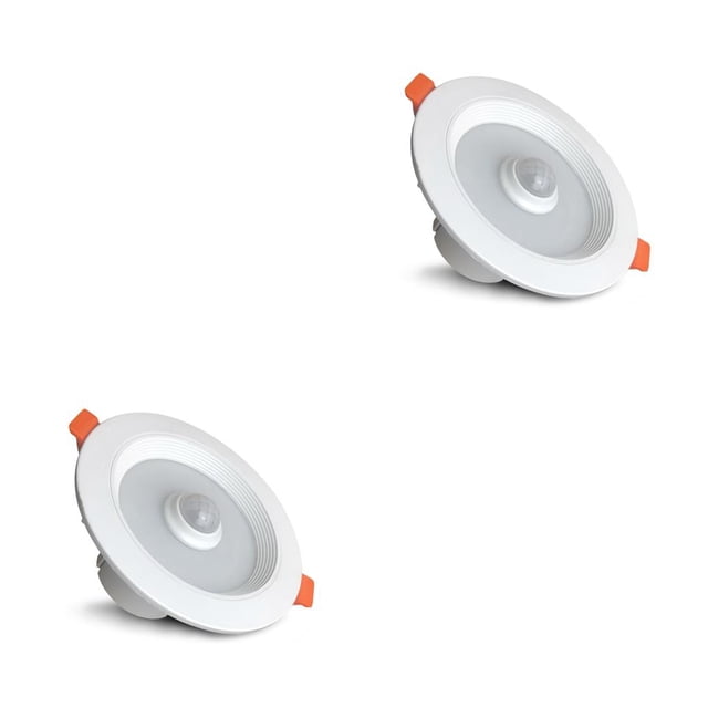 Yuarrent Luz LED Sensor de movimiento infrarrojo automático Lámpara empotrada Foco Iluminación de emergencia Pasillo Downlight Pasillo Type2 NO2