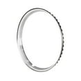 thumbnail image 3 of United Pacific A6224-4 Stainless Steel 14-inch Ribbed Beauty Trim Ring, Highly Polished, Ribbed Style, Beauty Rim Trim - ONE 14-inch Trim Rim, 3 of 3