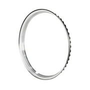 United Pacific A6224-4 Stainless Steel 14-inch Ribbed Beauty Trim Ring, Highly Polished, Ribbed Style, Beauty Rim Trim - ONE 14-inch Trim Rim