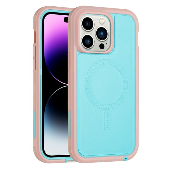 TECH CIRCLE 2-in-1 Phone Case for iPhone 14 Plus - Shockproof Scratch Resistant Protective Durable Rugged Cover Case [Compatible with MagSafe], Blue