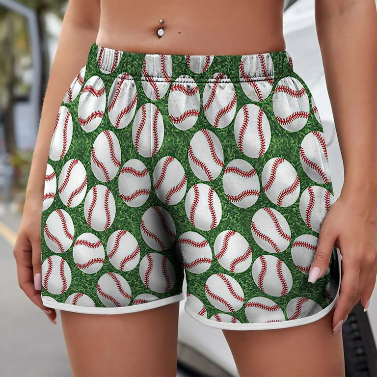 Shorts for Women, Women'S Lightweight Summer Casual Elastic Waist Print  Shorts Baggy Comfy Beach Shorts Deal Of The Day Prime Today Only Rebajas Y  Ofertas De Hoy #1 
