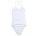 thumbnail image 6 of YONGHS Kids Girls Spaghetti Strap Criss Cross Ballet Dance Leotard Gymnastic Bodysuit 3-12, 6 of 6