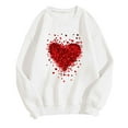 thumbnail image 4 of Tumotour Valentine'S Day Shirt For Womens Printed Crew Neck Long Sleeve Casual Shirts Pullover Tunic Graphic Tees Tops, 4 of 4
