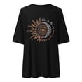 thumbnail image 5 of Mode Femmes Col Rond Chemise à Manches Longues Manches Courtes Imprimé Amour T-Shirt Mode Automne, 5 of 5