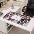 thumbnail image 3 of Long Mouse Pads for Desk,Red and Black Ethnic Geometric Pattern Desk Mats on Top Of Desks, Desk Mouse Pad Extra Large with 3mm Non-Slip Base and Stitched Edge for Gaming,Office,Work,Home 31.5"x15.7", 3 of 6