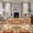 Multi, variant on 6'x9' Area Rugs, Burnt Orange Boho Indoor Outdoor Area Rug for Living Room Bedroom, Beige Brown Ethnic Tribe Washable Bathroom Rugs Kitchen Floor Carpet Mats Home Decor Aesthetic