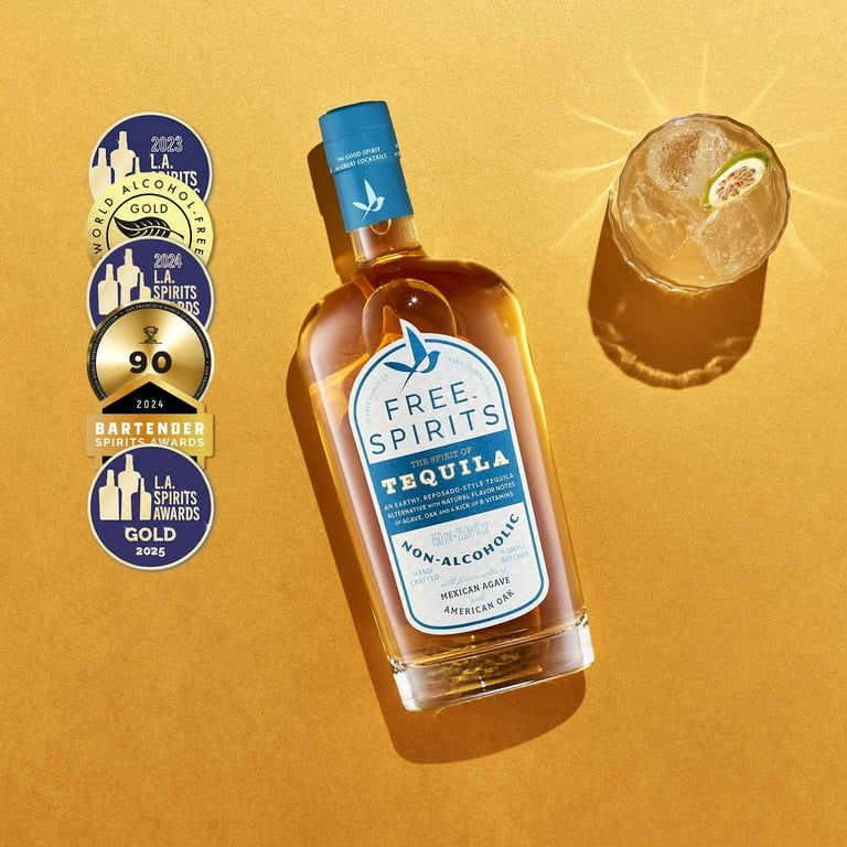 Free Spirits Gold Medal Winning Non-Alcoholic Tequila Spirit