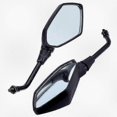 thumbnail image 2 of Rear View Side Mirrors For Kawasaki Z1000 Z750 2004-2011, Er6b Er-6n Er6n 2006-2010, Zrx1200 2001-2008 Zrx1100 1997-2000 Motorcycle Models, 2 of 5