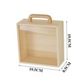 thumbnail image 2 of Caja de almacenamiento con asa para decoración de tartas, marco de fotos de boda, decoración de escritorio, cajas de joyería para regalos, Cajas de Regalo de joyería, macarrón, 2 of 5