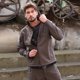 thumbnail image 5 of Chaqueta impermeable de forro polar impermeable para hombre, de piel de tiburón, suave, para exteriores, camuflaje Pompotops  oipoqjl12475, 5 of 9