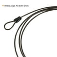 thumbnail image 4 of Uxcell Security Cable Coated Luggage Lock Wire Rope with Loop Gray 6.5ft, 4 of 5