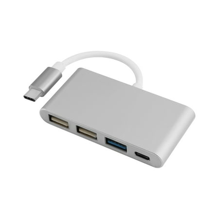 Black Friday Clearance 4-in-1 USB-C HUB with Type C USB 3.0 USB 2.0 Ports for MacBook Multi-Port Charging Connecting