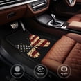 thumbnail image 6 of Naloa Patriotic USA Butterfly Art Car Foot Mat Set of 4 Pieces - Universal Floor Liner Neoprene Full Set Floor Mats for Cars Trucks SUV, 6 of 7