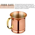 thumbnail image 4 of Pure Copper Beer/Milk Mug,Handcrafted Cup,,Drinkware Tableware X2 I500085051, 4 of 6