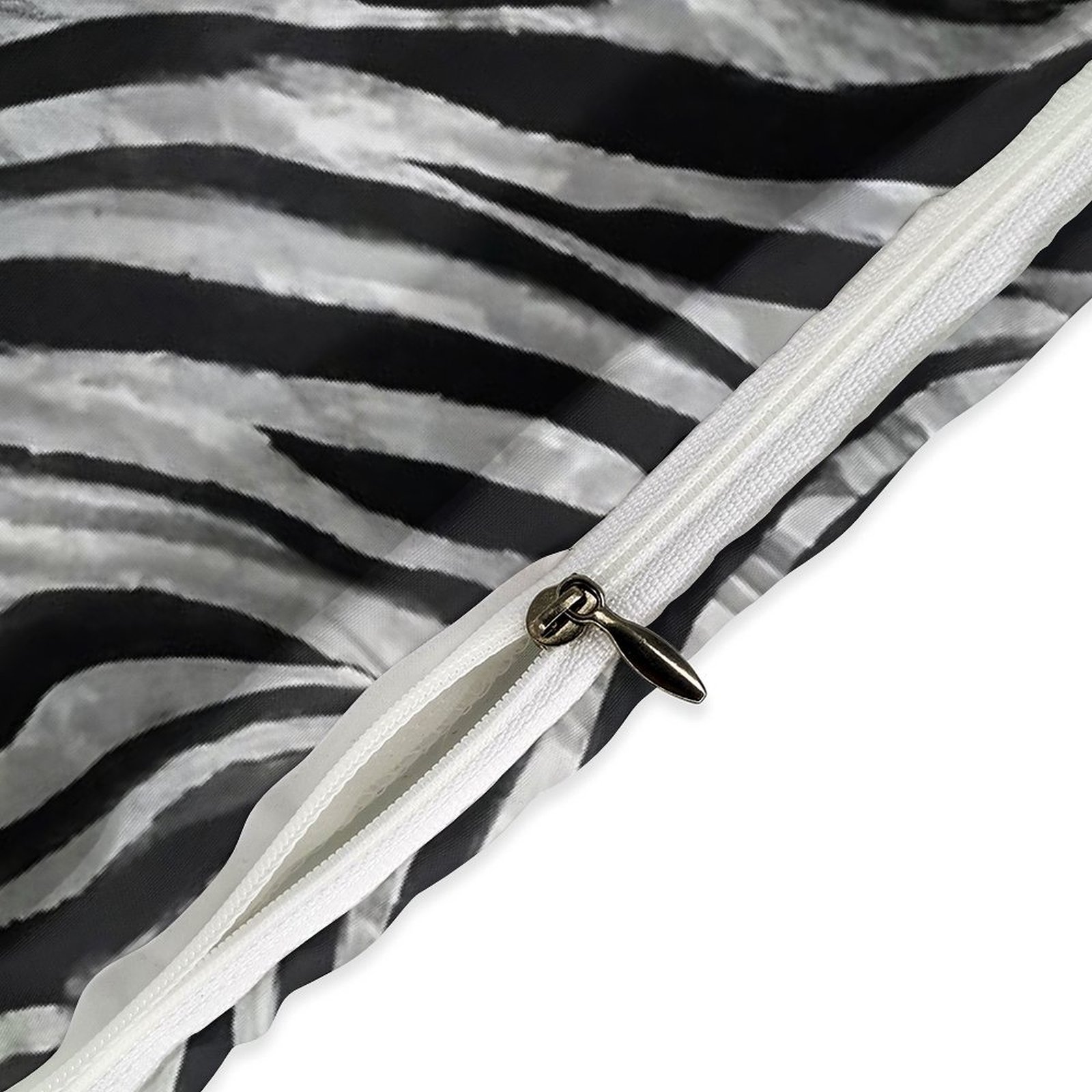 Zebra Pattern Fashion Style Set Duvet Cover Themed Multicolor Polyester Bedding Set Duvet Cover for Twin Size