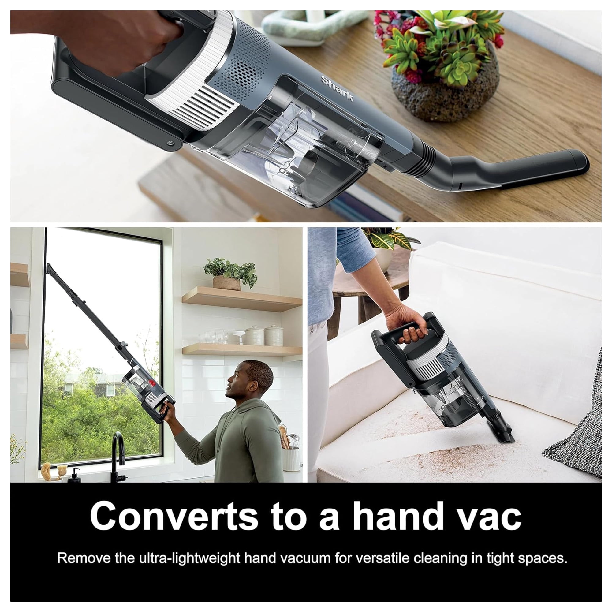 Restored Shark Stratos Cordless Vacuum with DuoClean PowerFins (Certified ) (Refurbished)