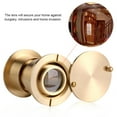 thumbnail image 4 of 28MM 220-Degree Wide Viewing Angle HD Glass Lens Door Viewer with Heavy Duty Privacy Cover [Gold], 4 of 8