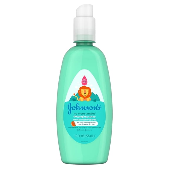 Johnson's Detangling Spray Hypo-Allergenic Paraben Free & Tear Free, 10 oz