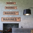 thumbnail image 2 of MARINES Vintage Aluminum Street Sign marine corps usmc novelty road rustic metal tin | Indoor/Outdoor |  18" Wide, 2 of 4