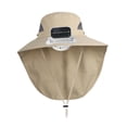thumbnail image 3 of Sombrero de exterior para niños con ventilador solar, recargable, ajustable, versátil y transpirable. Caqui, 3 of 8