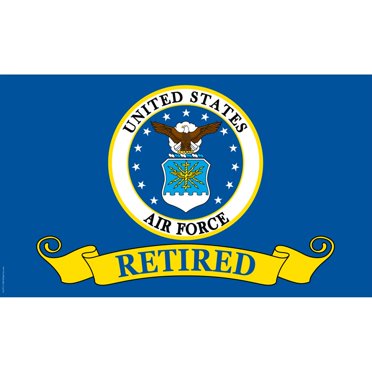 Air Force Served With Pride Flag 3x5 USAF Veteran Vet Retired US Military USA