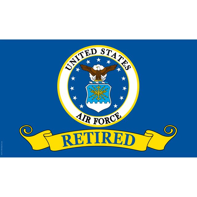 Air Force Served With Pride Flag 3x5 USAF Veteran Vet Retired US Military USA