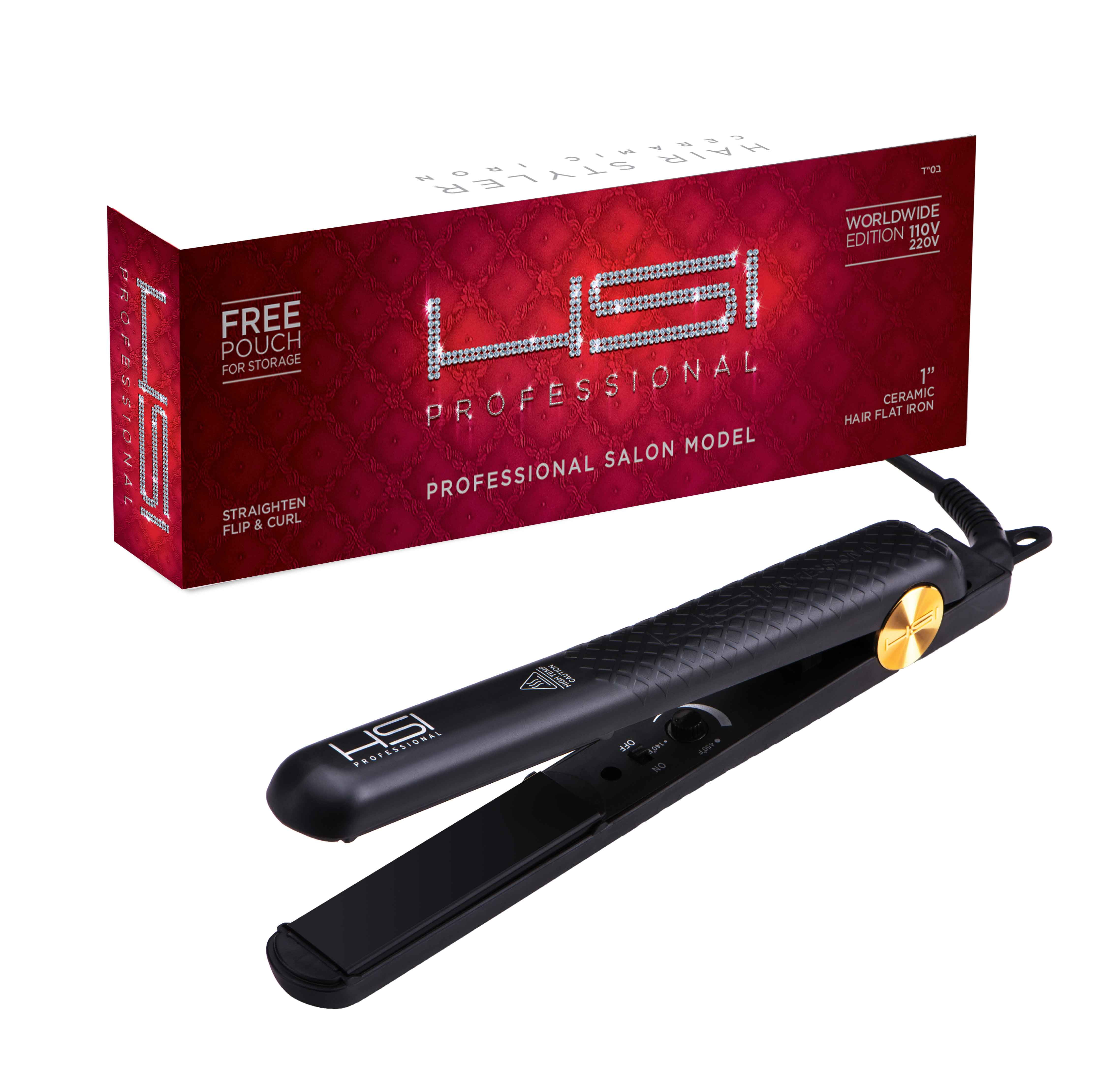 professional ceramic tourmaline ionic flat iron