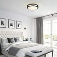 thumbnail image 5 of 13 inch LED Ceiling Lights Matte Black Kitchen Light Fixtures for Bathroom, Dining Room, Living Room, Selectable 2700K/3000K/3500K/4000K/5000K 23W (2 pack), 5 of 11