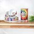 thumbnail image 3 of DII Pet Bowl Peace Paw, Small 4.25Dx2H (Set of 2), 3 of 4