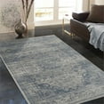 thumbnail image 2 of Allstar Rugs 5'x7' Rectangle Persian Tabriz Cotton Rug in Gray/Steel Blue, 2 of 3
