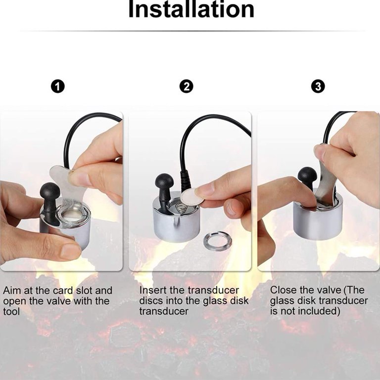 Electric Fire Transducer Discs+Tool For Dimplex M-011B M011B Heater For  Optimyst - Walmart.com