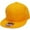 Gold, variant on Solid Flat Brim Bill Fitted Baseball Cap