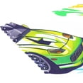 thumbnail image 5 of Ryvnso Placemats Set of 4 Cartoon Race Cars Dining Mats Heat-Resistant Non-Slip Washable Table Mat, 5 of 8