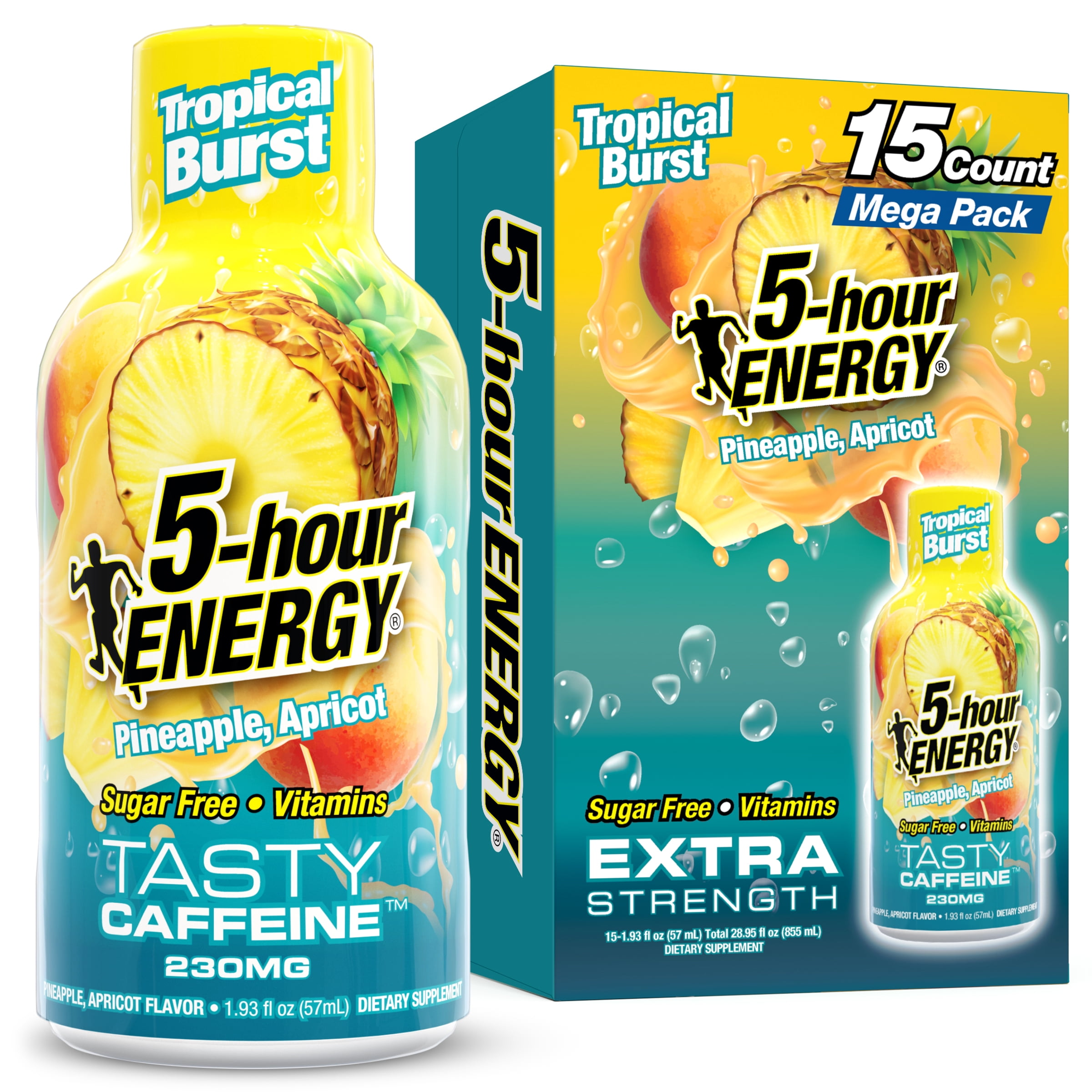 【アウレナ】炭酸HOT ホットフォーム 140ml 12本セット 5-hour ENERGY Extra Strength Energy Shot, Hawaiian Breeze, Sugar